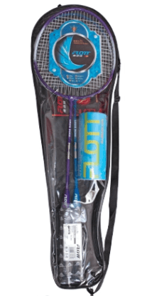 Set Badminton 2 Raquetas 3 Plumas Flott - PlusSport