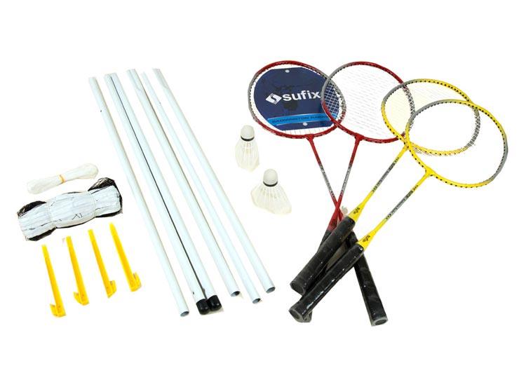 Set Badminton Sufix Raquetas + Plumillas + Red - PlusSport