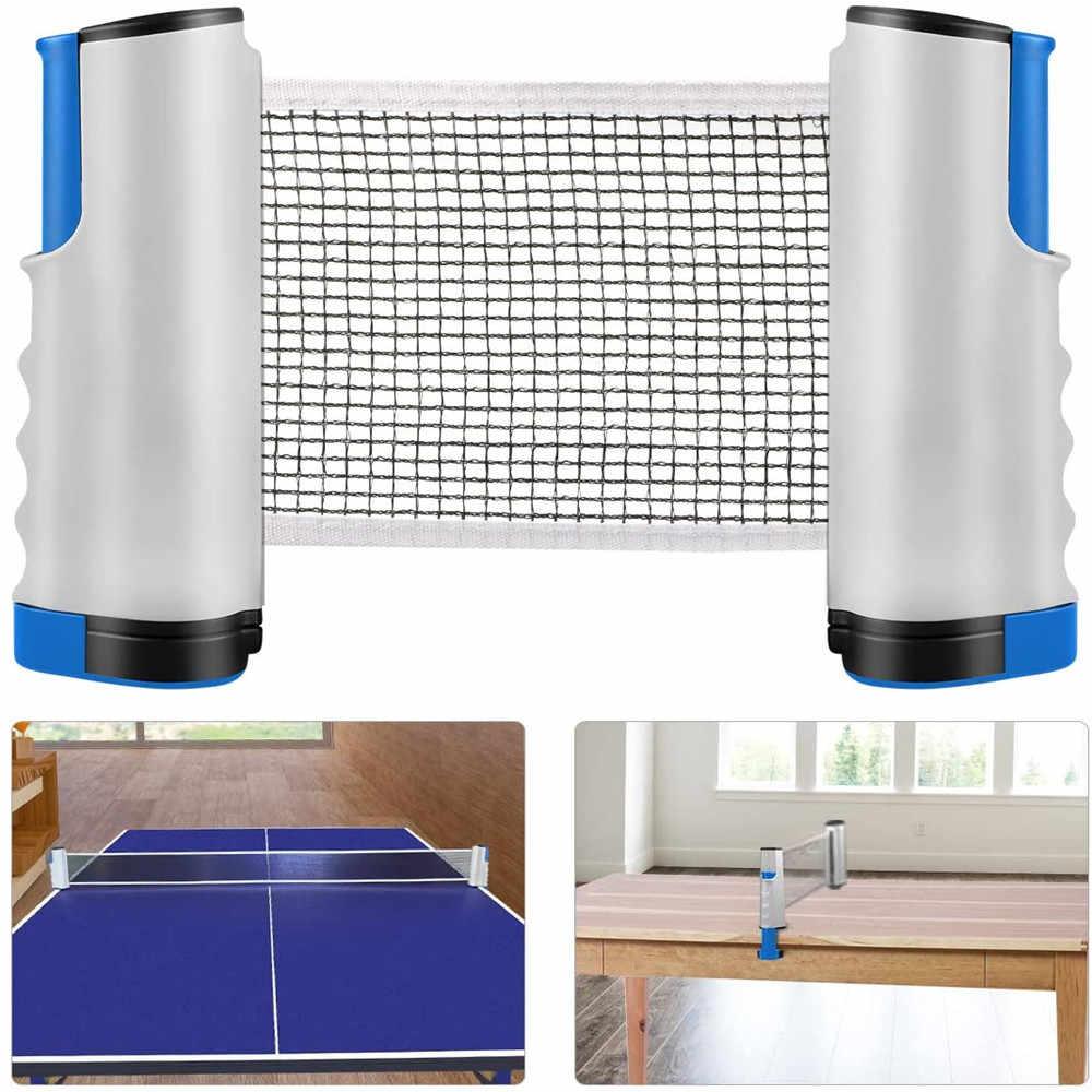 Red de ping pong, red de tenis de mesa retráctil con ajuste de