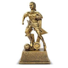 TROFEO RESINA FUTBOL FEMENINO 2 21 CM