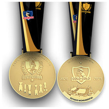 MEDALLA CONMEMORATIVO CENTENARIO OFICIAL COLO COLO 100 AÑOS 7,5 CM