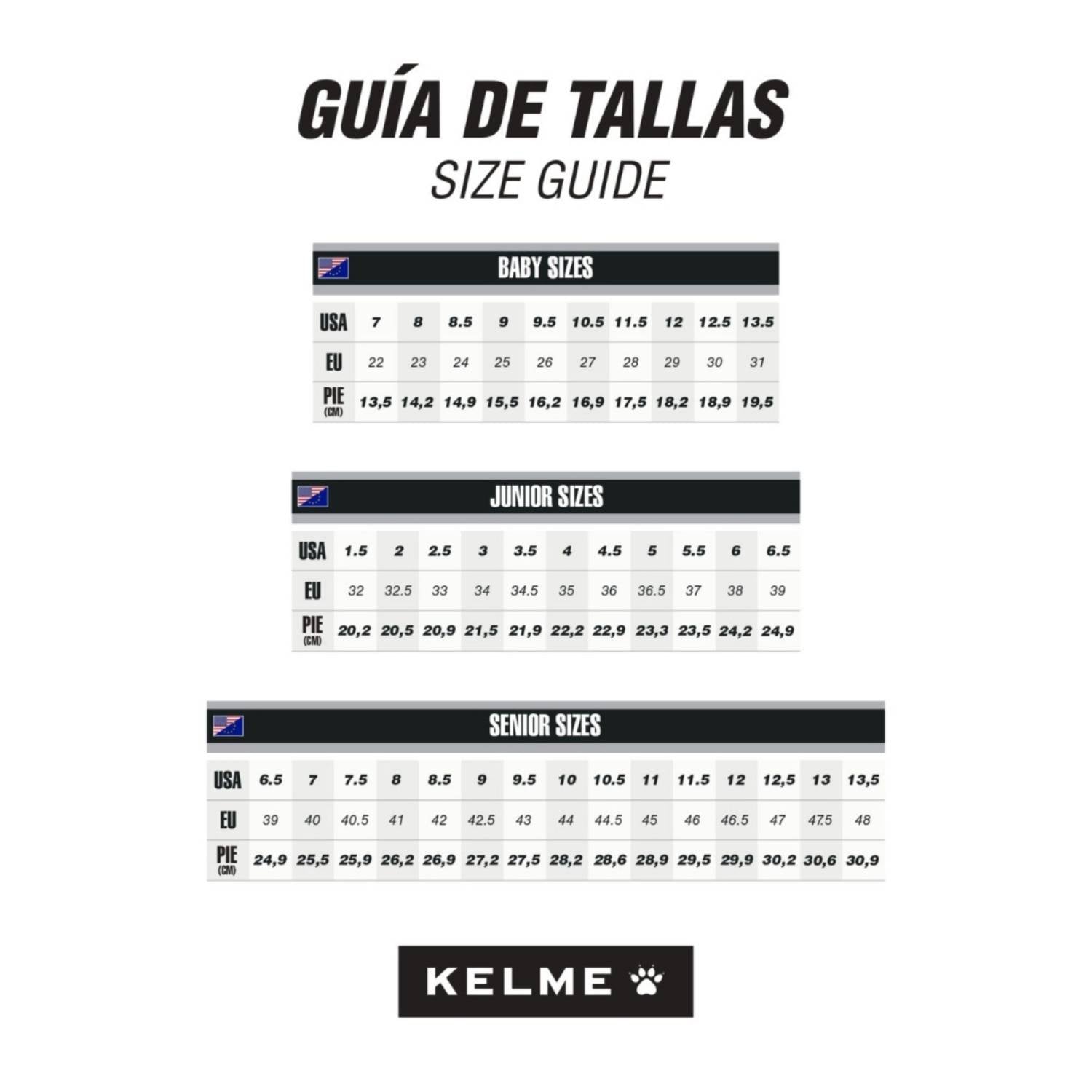 Skechers Guia Tallas Zapatos Niños Tallas De Zapatos Niños Usa