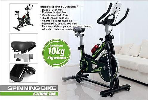 Bicicleta Spinning Covertec Storm 10k - Plus Sport