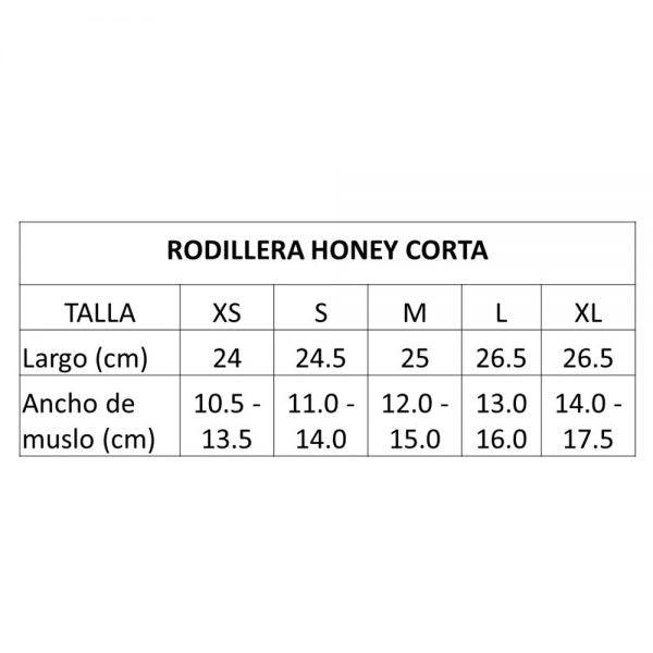 Rodillera Honey Corta - Plus Sport