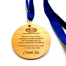 Medalla Madera 7 cm