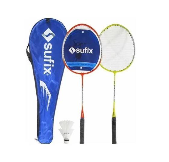 Set Badminton Sufix Raquetas + Plumillas - PlusSport