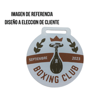 MEDALLA ACRILICO PERSONALIZADO 5 a 7CM